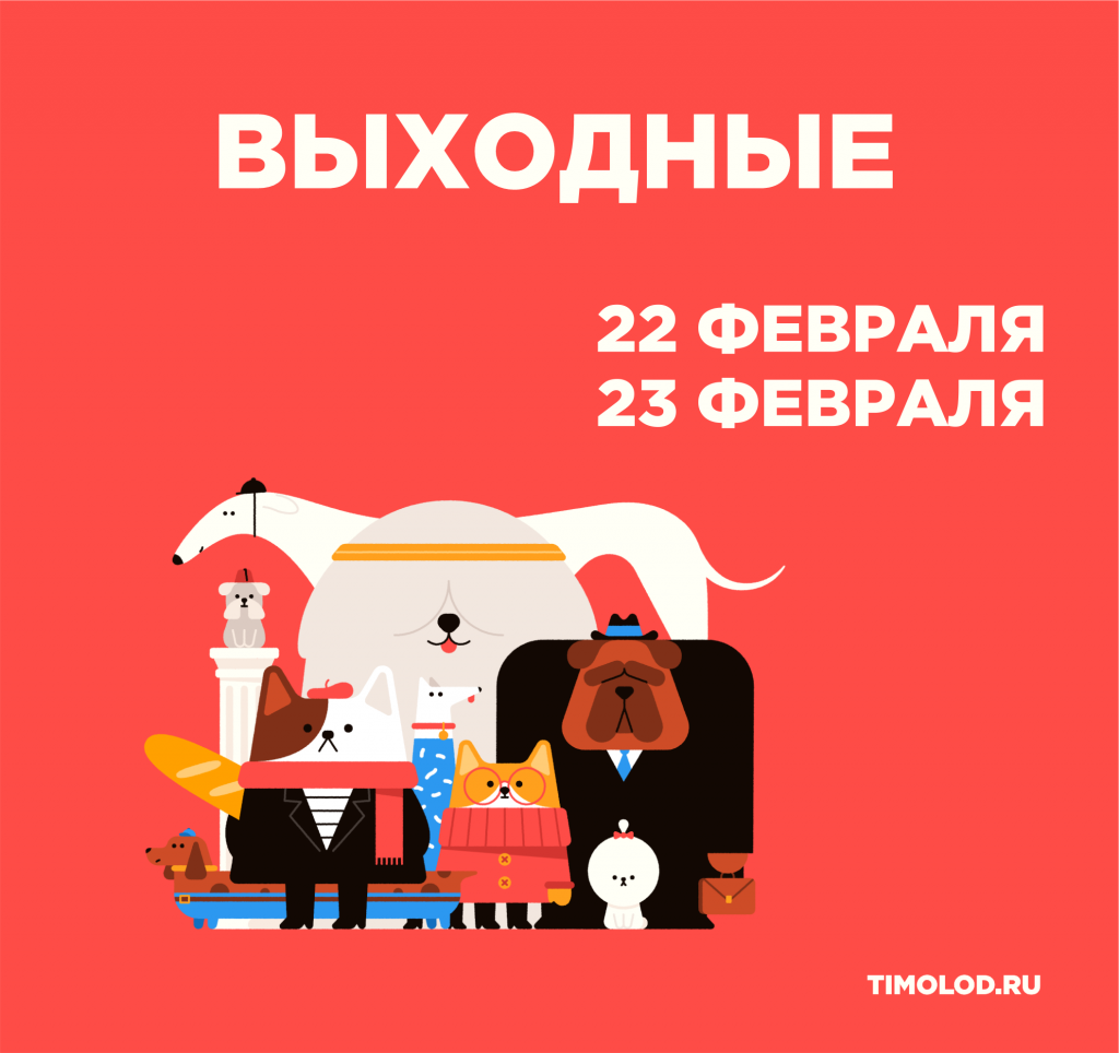 праздничные дни в феврале.