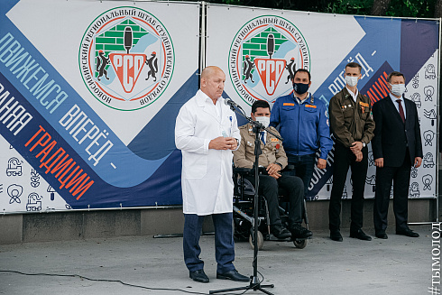 Торжественное открытие Всероссийского студенческого медицинского отряда «Академия» 2021