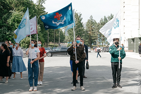 Торжественное открытие Всероссийского студенческого медицинского отряда «Академия» 2021